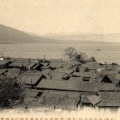 絵葉書　滋賀　大津　赤十字病院　琵琶湖比良山並比叡山の眺望