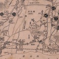 絵葉書　大分　別府温泉場及付近名所案内図　地図